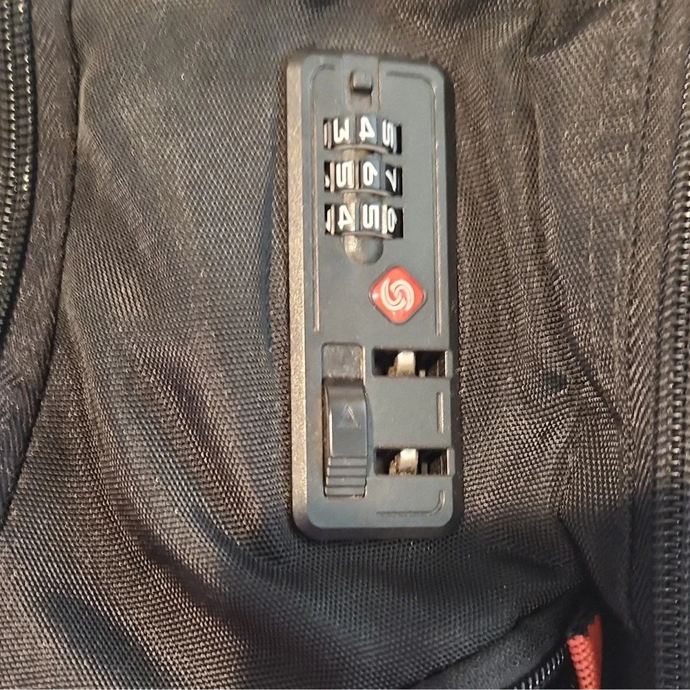 Shrradoo Padded Black Nylon Solid Laptop Backpack with Computer Compartment